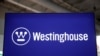 Логотип Westinghouse Electric Corp. на Всемирной атомной выставке в Вильпинте недалеко от Парижа, Франция, 26 июня 2018 года